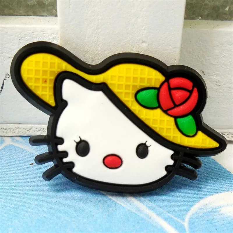 Лидер продаж 100 шт. милый мультфильм Q Рисунок Hello Kitty прекрасный мягкий украшения