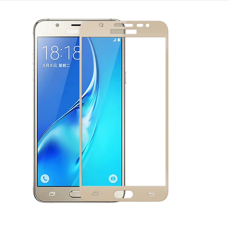 Полное покрытие из закаленного стекла для Samsung Galaxy J5 J7 Prime ON5 ON7 2016 G570F G570 G610 на Nxt