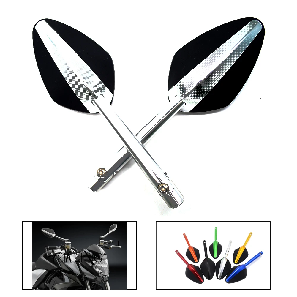 

Universal 7/8" Motorcycle Motorcycle Handlebar Aluminum Rear View Side Mirrors FOR Suzuki katana Bandit Hayabusa SV650 GSR750