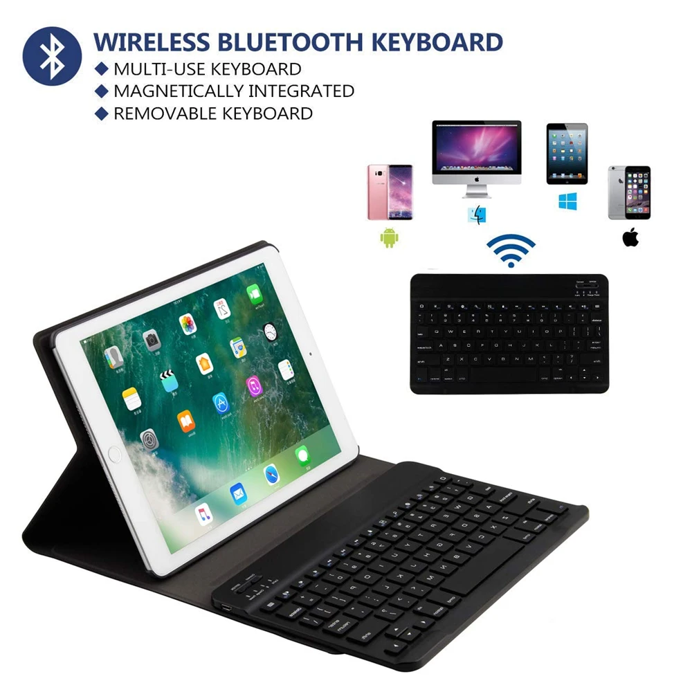 Bluetooth клавиатура чехол для iPad Mini 5 4 3/2/1 Air 1/2 чехол для iPad / 9,7 Pro 10,5 11 дюймов MacBook Air 3 10,5 крышка клавиатуры