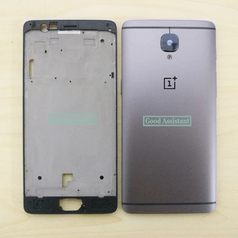 Для Oneplus 3 3T 1+ 3 A3000 a3003 A3010 Корпус задняя крышка батареи крышка мобильного телефона ЖК передняя средняя рамка Запчасти