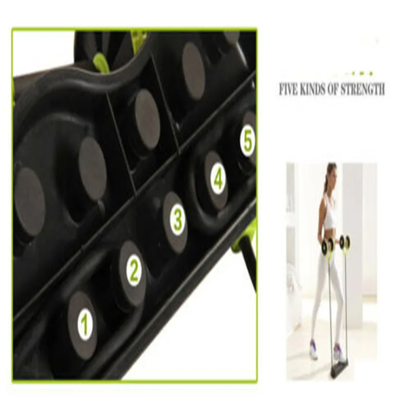 Силовой ролик AB тренажер для талии упражнения похудения двухколесный