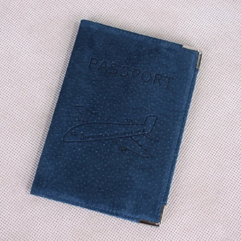 Hot Genuine leather sell pigskin suede High quality passport cover Card bag Tourism go abroad travel Passport Holder gifts