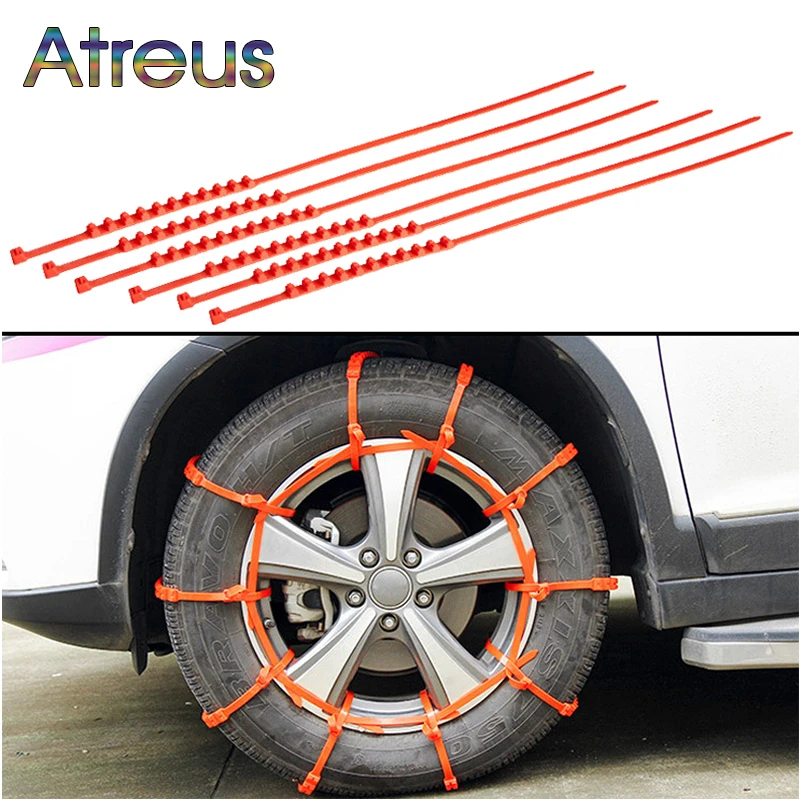 

Atreus 10pcs Winter Anti Slip Snow Chains For Opel Astra J H Insignia Mokka Honda CRV Fit Accord Saab Lifan X60 Lada Alfa Romeo