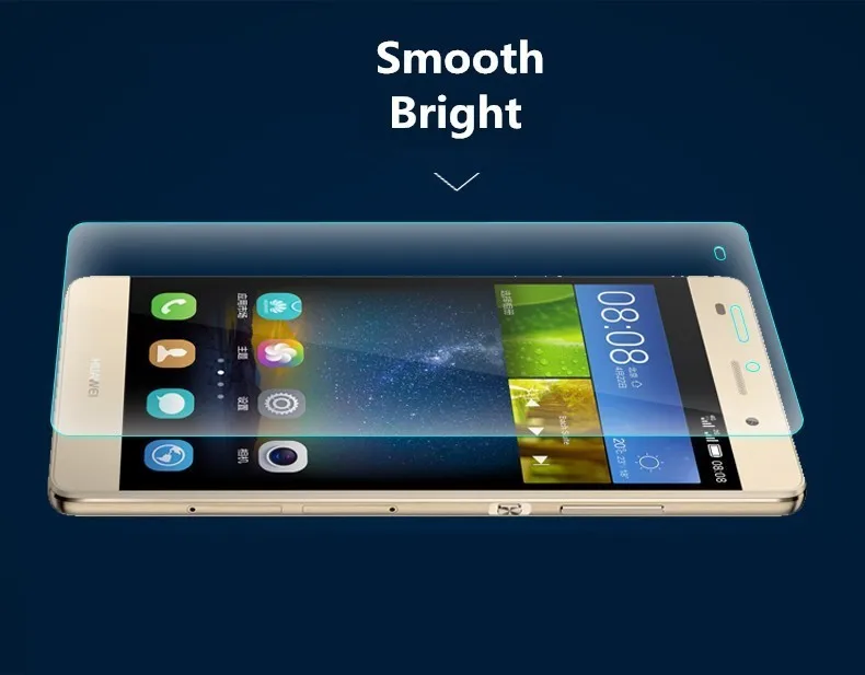 Закаленное стекло для Huawei Y6 II Compact 2.5D 9H Премиум Противоударная Защитная пленка