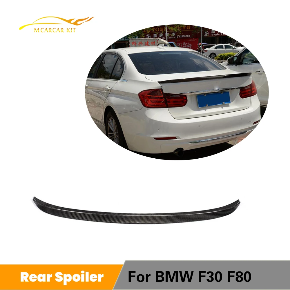 

Задний спойлер из углеродного волокна для BMW F30 320i 328i 330i 335i 340i 328d седан 2012 - 2016 задний багажник спойлер для крыла