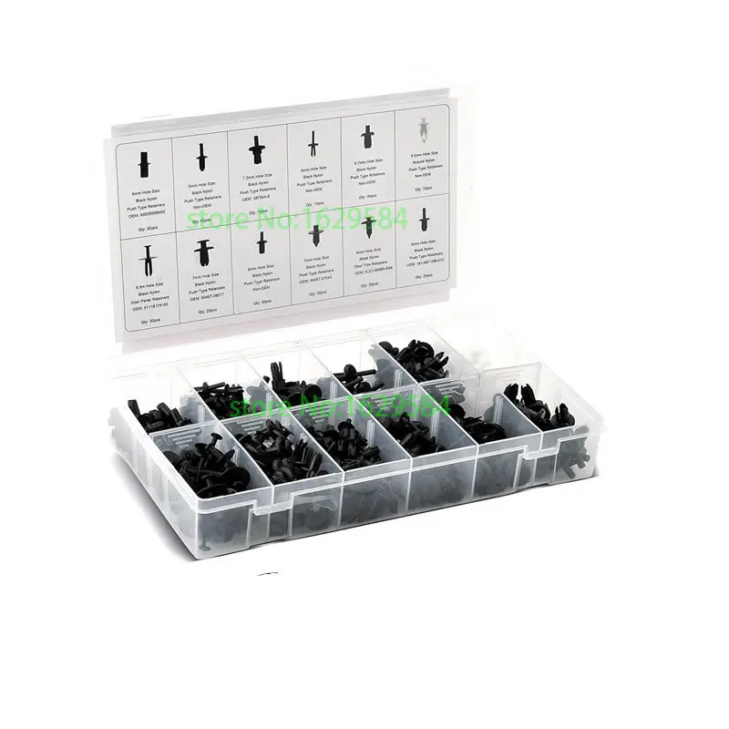 350 шт. универсальные автомобильные нажимные штифты с заклепками | Автомобили и