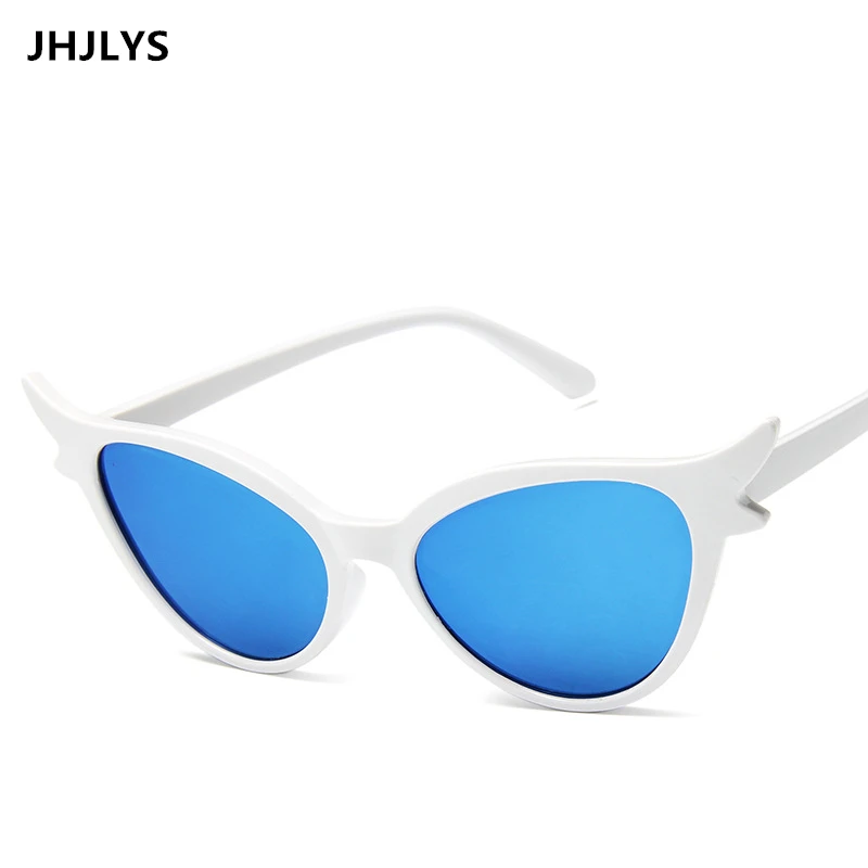 2019 new triangular cat eye sunglasses female stag antler Cateye sun glasses ladies plastic frame gradient UV400 | Аксессуары для