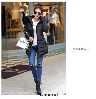 warm coat new women winter jacket long Korean Slim padded cotton coats women's Nagymaros collar clothing vestidos