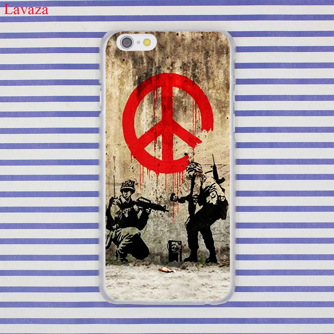 Жесткий чехол для телефона Lavaza Бэнкси "Альберт" banksy palestine для iPhone XR XS X 11 Pro Max 10 7 8 6 6S 5 5S SE 4S 4 - Цвет: 3