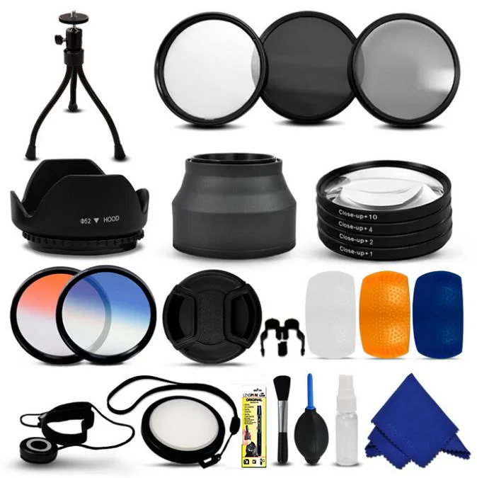 52 ММ Аксессуары УФ CPL ND & Close up Комплект Фильтров для Nikon D3200 D3100 D5200 D5100|filter kit|nd filter
