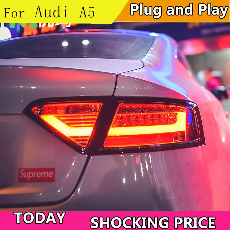 Doxa 4 шт. Стайлинг автомобиля для Audi a5 задний светильник s 2008-2016 A5 светодиодный