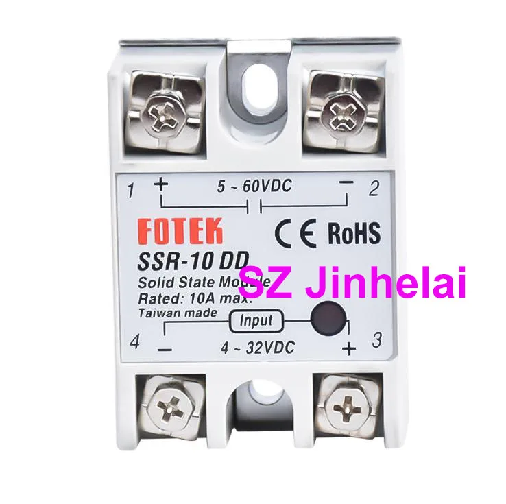 FOTEK SSR-10DD подлинный оригинальный DC твердотельное реле 10A 5-60VDC 4-32VDC | Строительство и
