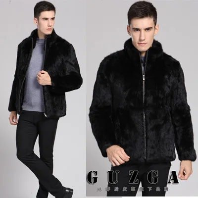 Пальто мужское из искусственного меха кролика размеры XXXL 4XL|fashion jacket|jacket fashionjacket