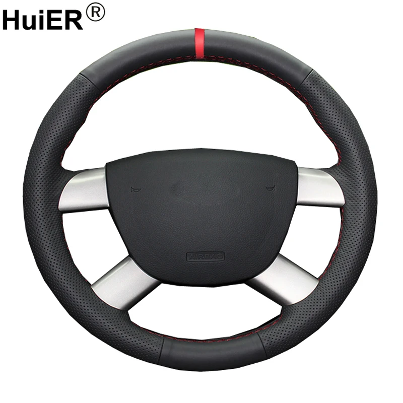 

Hand Sewing Car Steering Wheel Cover Volant Funda Volante For Ford Kuga 2008-2011 Focus 2 2005-2011 C-MAX 2007 2008 2009 2010