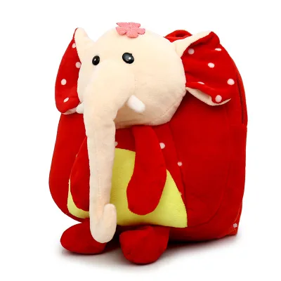 Plush Cartoon Kids School Bags backpack kids small elephant toy children's school bags Kindergarten Baby mochila Infant | Багаж и