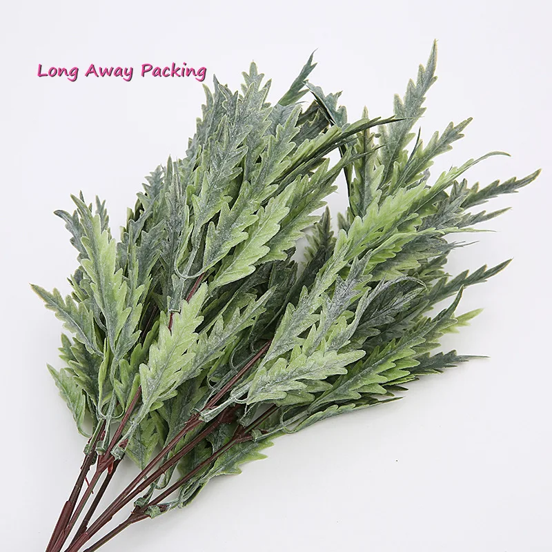 

Artificial Fake Wormwood Leaves Leaf-shaped Green Plants Wedding DIY Decoration Flowers Arrangement Plant Leaf