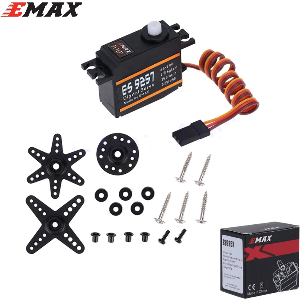 EMAX ES9257 микро Цифровой 3D задний сервопривод для RC Align Trex 450 вертолета|servo servo|micro