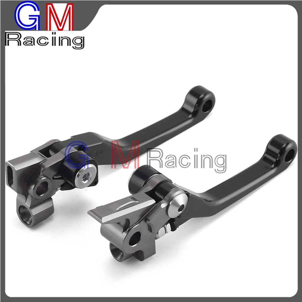 Черный Мотоцикл с ЧПУ Сводные складные сцепные рычаги для KTM SX XC SXF XCF XCW EXCF шесть дя 125 150 250 350 450 500 - Цвет: Черный