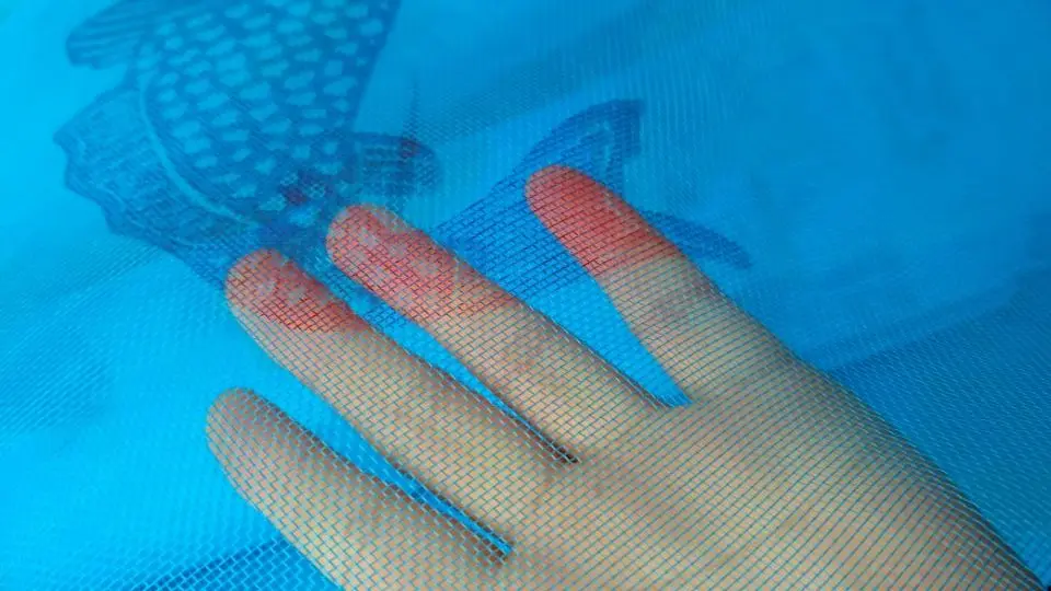 Ширина 1 м, 1,2 м, 1,5 м, синяя пластиковая сетка для борьбы с вредителями, для дверей и окон, противомоскитная сетка, украшение дома, экран, окно