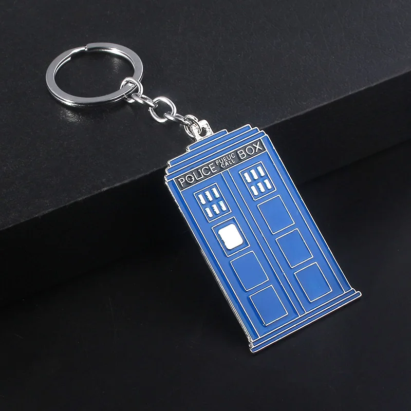 Doctor Who брелок Dr Who Blue Police Box брелок для женщин и мужчин автомобильный брелок ювелирный подарок