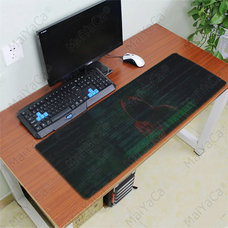 Lock Edge 30x80cm MaiYaCa качество хакер стиль индивидуальные коврики для мыши компьютер Аниме Коврик для мыши и ноутбука большой коврик для мыши клавиатуры коврик - Цвет: Lock Edge 30x80cm