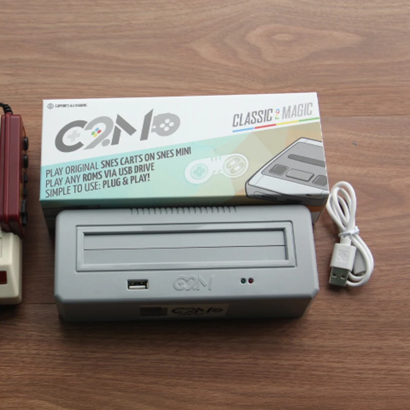 Классический 2 Magic C2M совместимый с оригинальными тележками SNES/NES usb накопителем