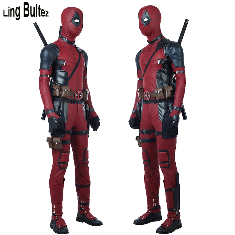 Ling Bultez High Quality 2018 Deadpool Cosplay Costume New Deadpool 2 Costume For Party