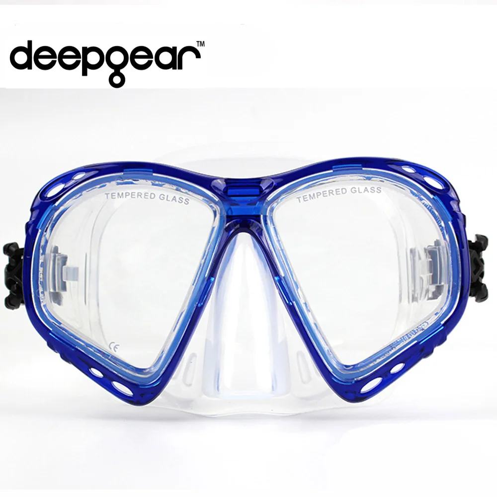 Deepgear профессиональная маска для трубки закаленные линзы подводного плавания