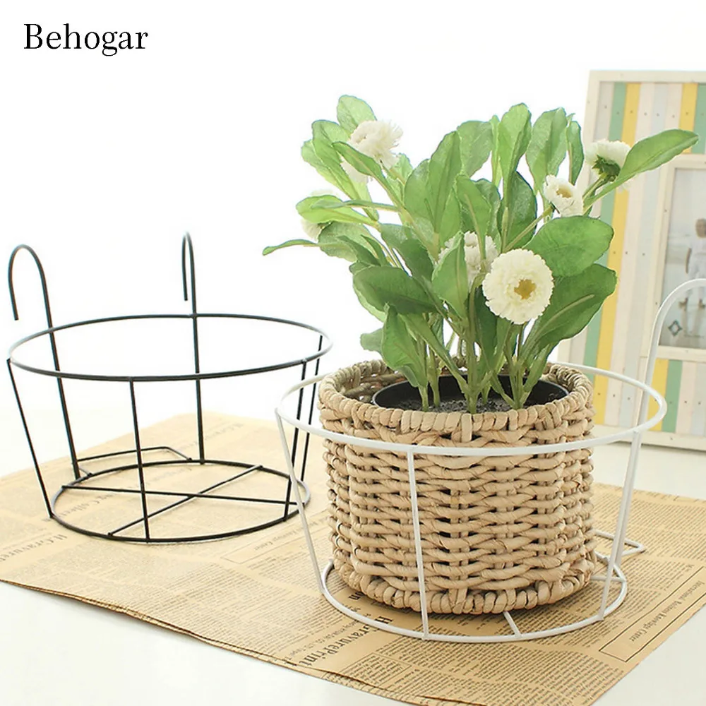 Behogar 3 шт. металлическое приспособление в виде железная круглая растения
