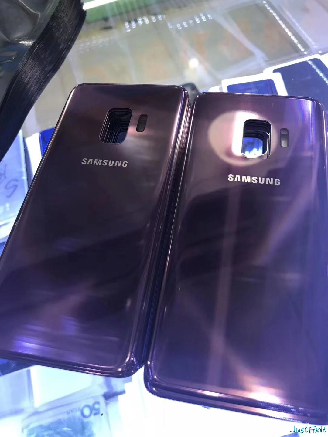 Для SAMSUNG Galaxy S9 plus + G965 G965F G960F G960 Задняя крышка батареи дверь задняя стекла Корпус