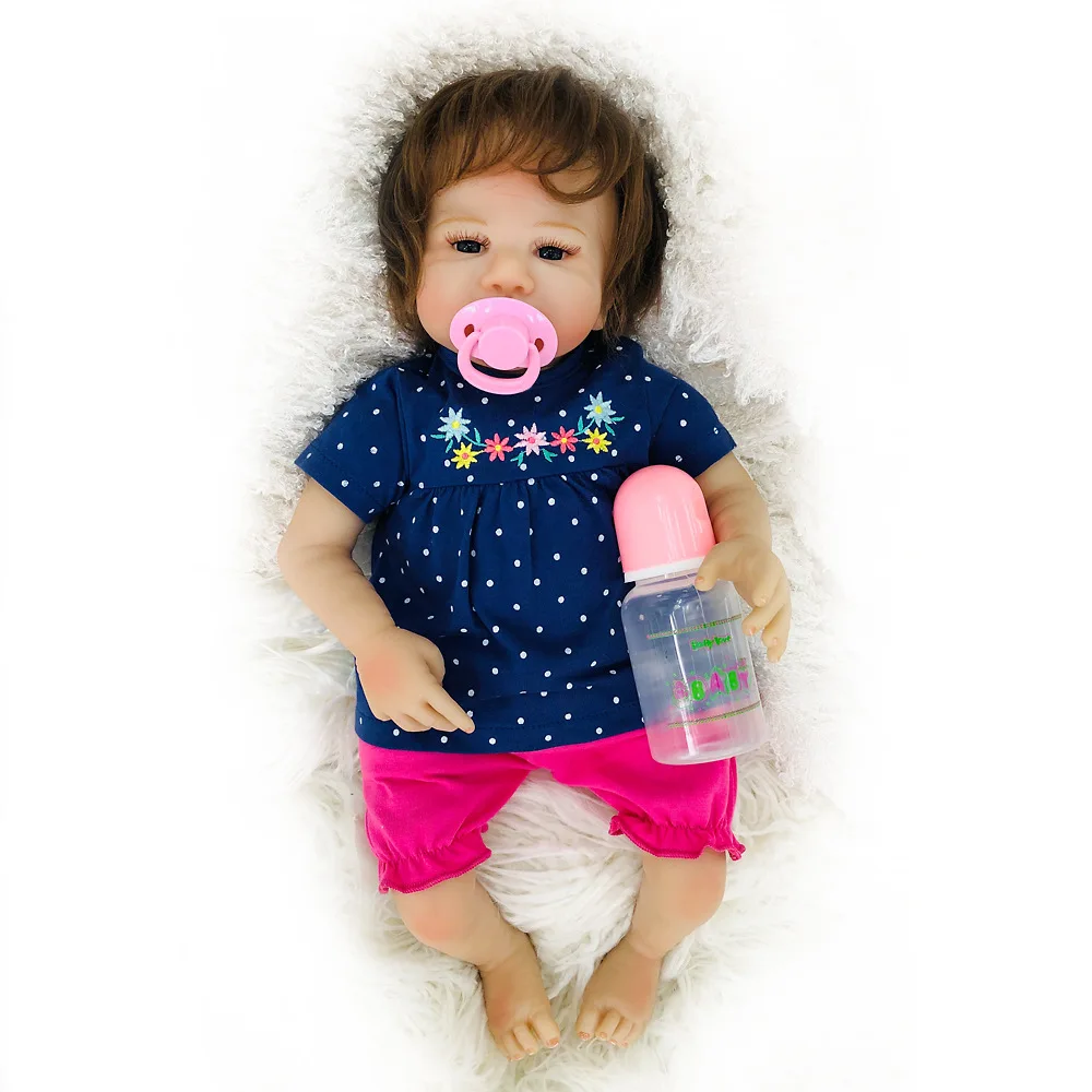 Новое поступление ручной работы Reborn Baby Doll Мягкий силиконовый винил Настоящее