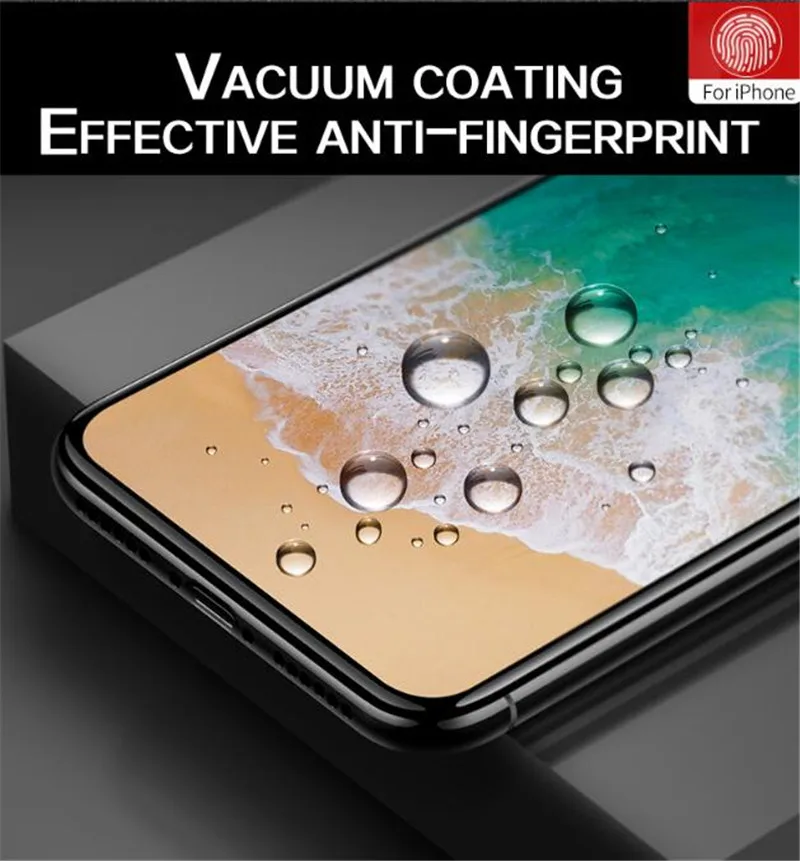 9D Защитное стекло для iPhone 7 защита экрана 8 Xr Xs Max закаленное X 6 6s Plus | Мобильные
