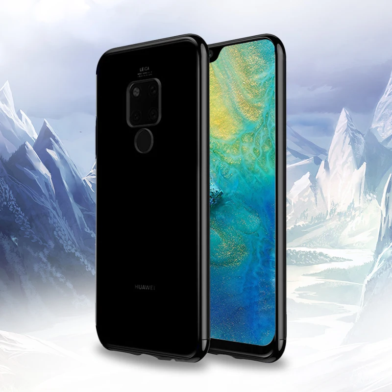 Electroplate Plating Soft TPU Case for Huawei Mate 20 Lite P20 10 Pro Y9 2019 P Smart P10 Plus X Capa |