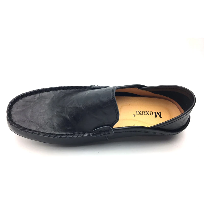 High quality Men Casual Shoes 2018 Fashion Leather Loafers Moccasins Slip On Men's Flats Male comfortable Shoe | Обувь