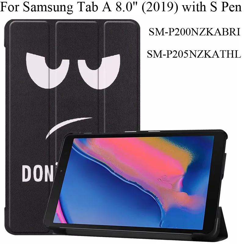 Популярный модный чехол для Samsung Galaxy Tab A 8 0 с S Pen (2019) защитный подставка TabA дюйма P205