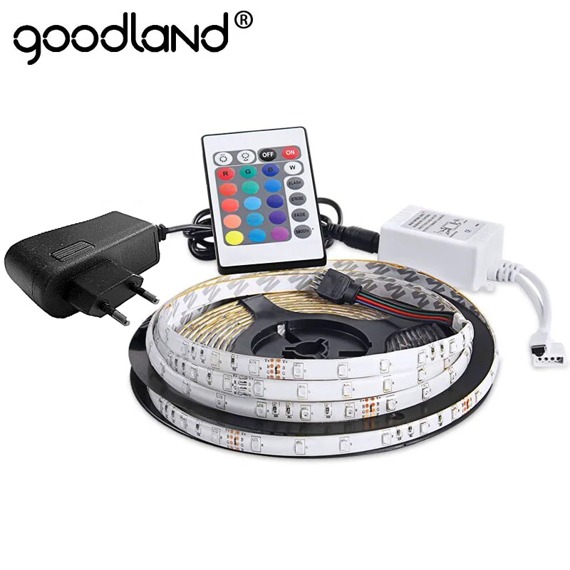 Водонепроницаемая светодиодная лента Goodland SMD3528 IP65 60 светодиодов/м 5 м 12 в пост.