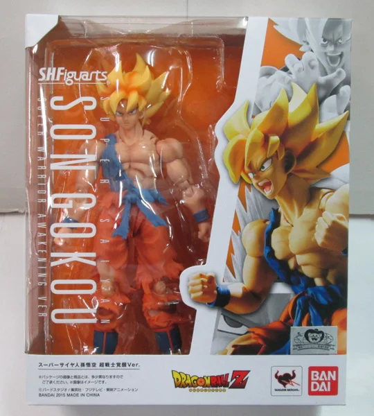 WSTXBD BANDAI Dragon Ball Z SHF Wake Goku 2 0 фигурка Juguetes модель игрушки детские фигурные|Игровые