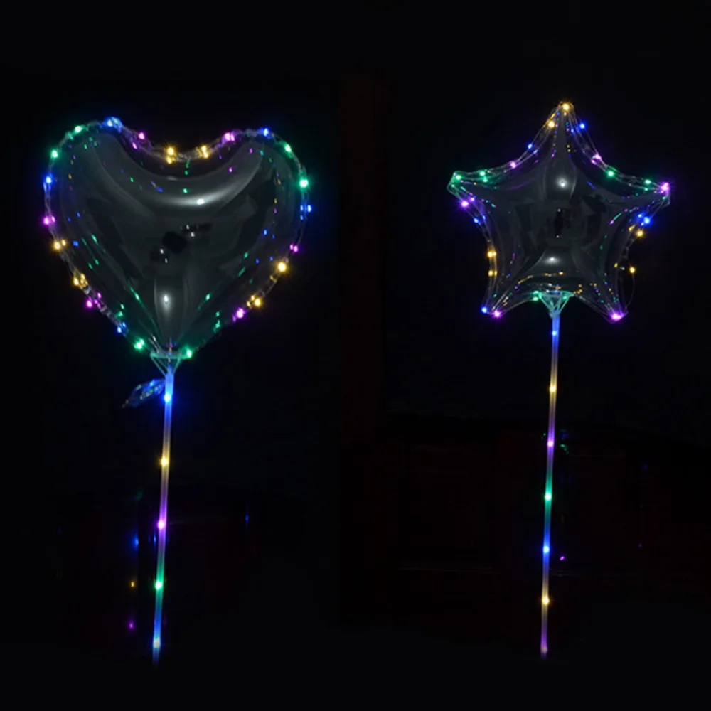 1 шт DIY светящийся светодиодный шар игрушка Дети мультфильм Сделай сам Гелиевый