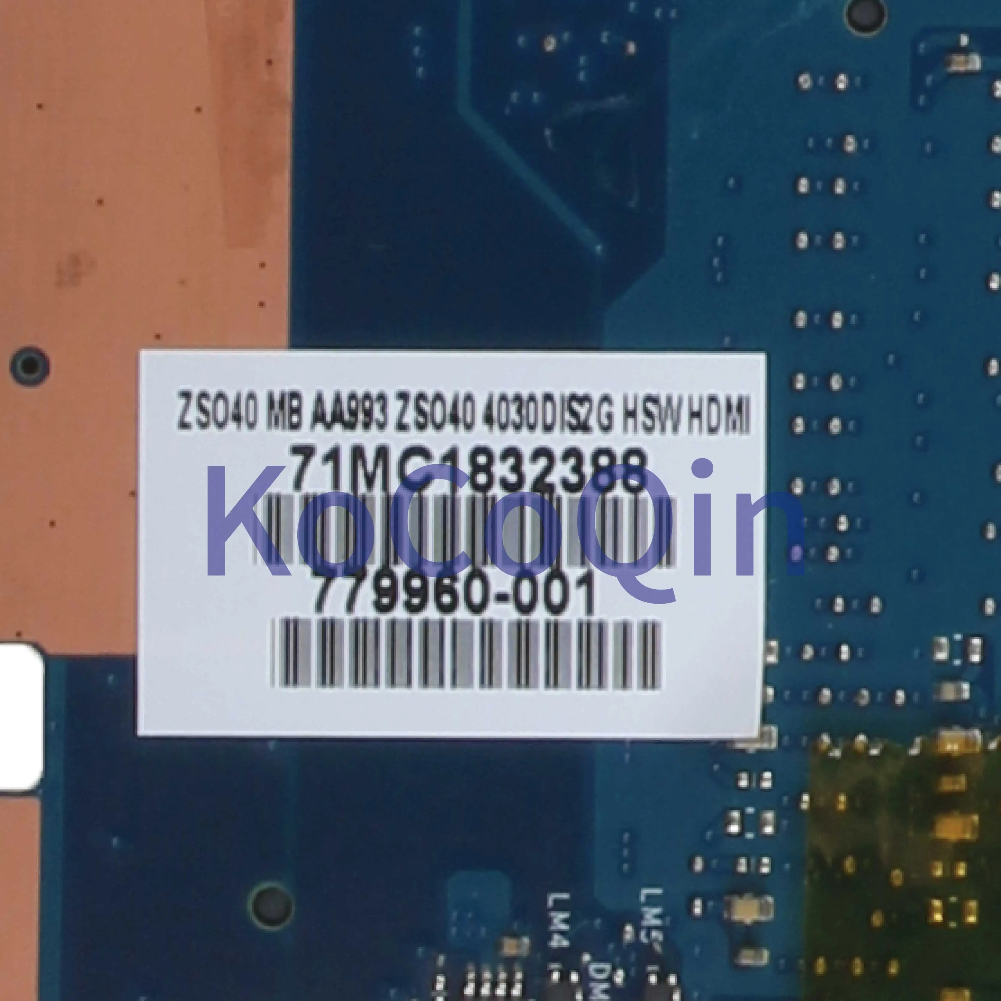 KoCoQin материнская плата для ноутбука HP Pavilion 14 G R Core I3 SR1EN N15V GM S A2 779960 001 аккумулятор