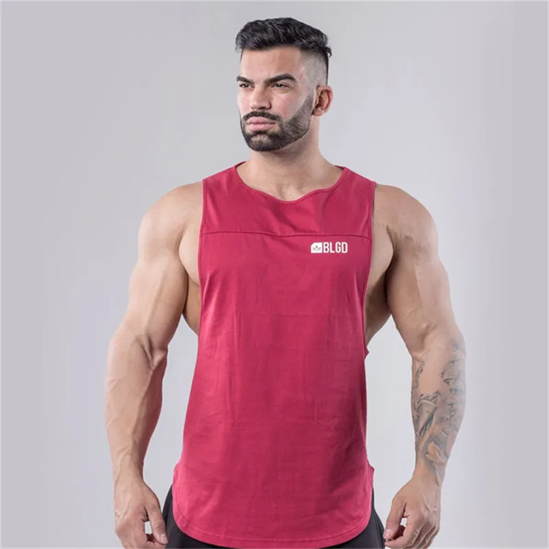 GYMLOCKER Летняя мода для тренажерных залов бренд singlet canotte Бодибилдинг Стрингер