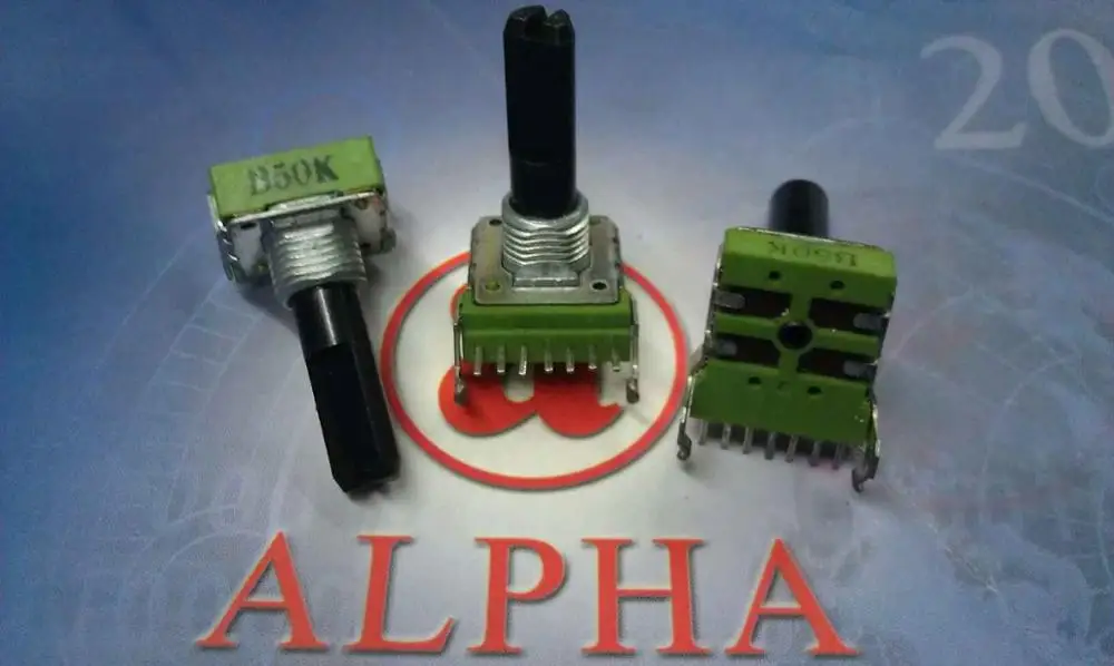 1 шт. тайваньский ALPHA RK14 Тип потенциометра B50K 23 мм ось средней точки|Выключатели| |