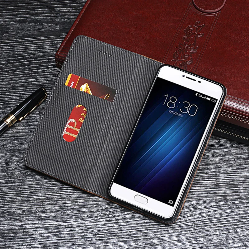 IDEWEI для Meilan U10 чехол Роскошный чехол-книжка из искусственной кожи Meizu защитный