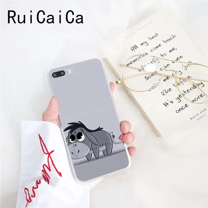 Чехол для телефона RuiCaiCa Baby Eeyore Donkey из ТПУ чехол iPhone 8 7 6 6S Plus X XS MAX 5 5S SE XR 10 |