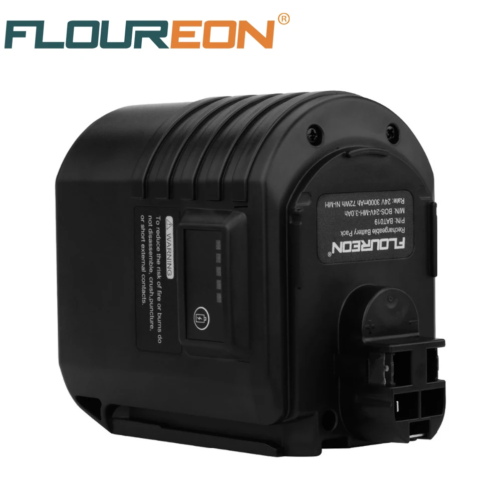 Аккумулятор FLOUREON BAT019 24В 3000 мАч для BOSCH GBH 24VFR 24VRE 24VR BAT020 BAT021 Ni-MH | Электроника