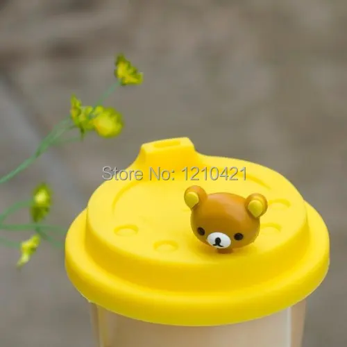 1 шт. керамическая чашка кофейная кружка с силиконовой крышкой Rilakkuma|cup coffee mug|coffee