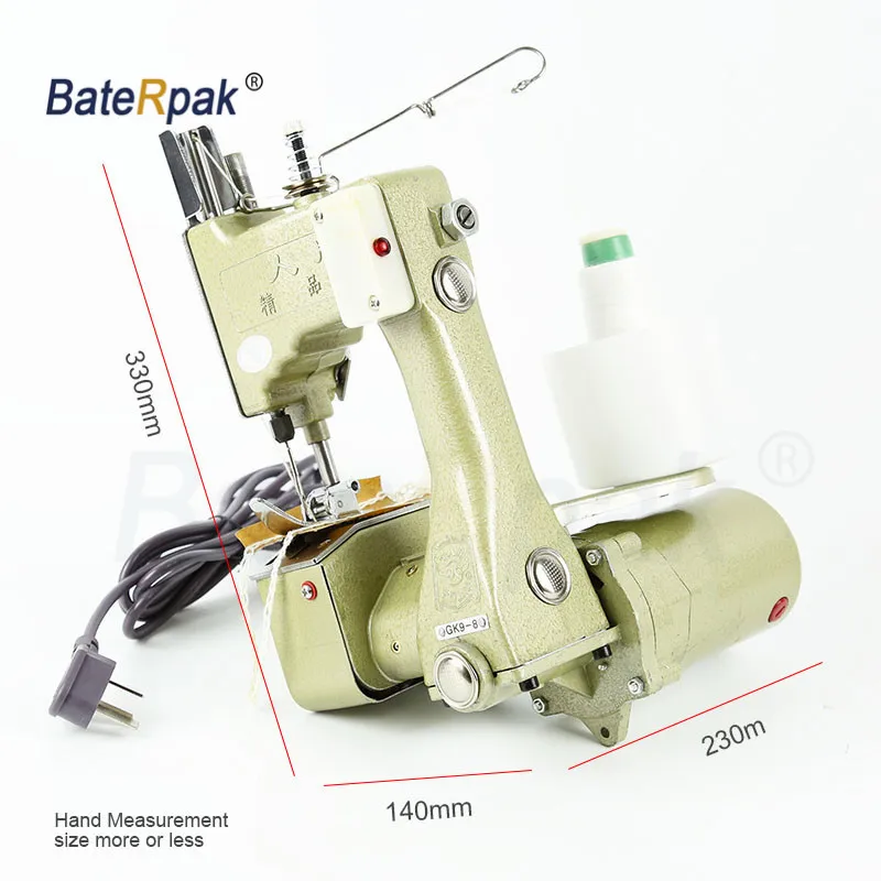 GK9-8 BateRpak Ручные Швейные машины, ручная Пакетная машина, PP сплетенный мешок ближе, электрическая портативная швейная машина. Мешок риса seale