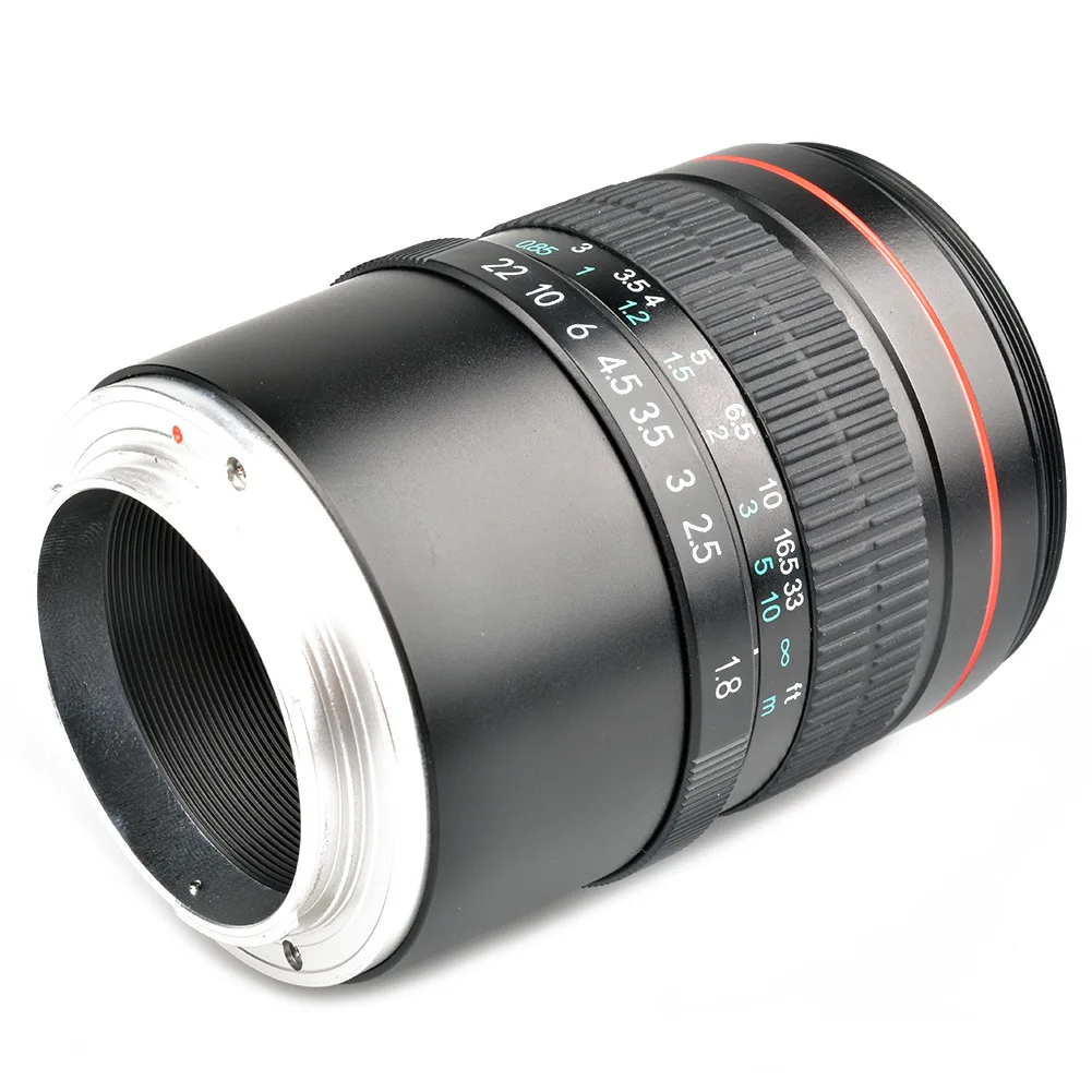 Объектив SLR 85 мм F1.8 большой светильник Круглый фиксированное фокусное