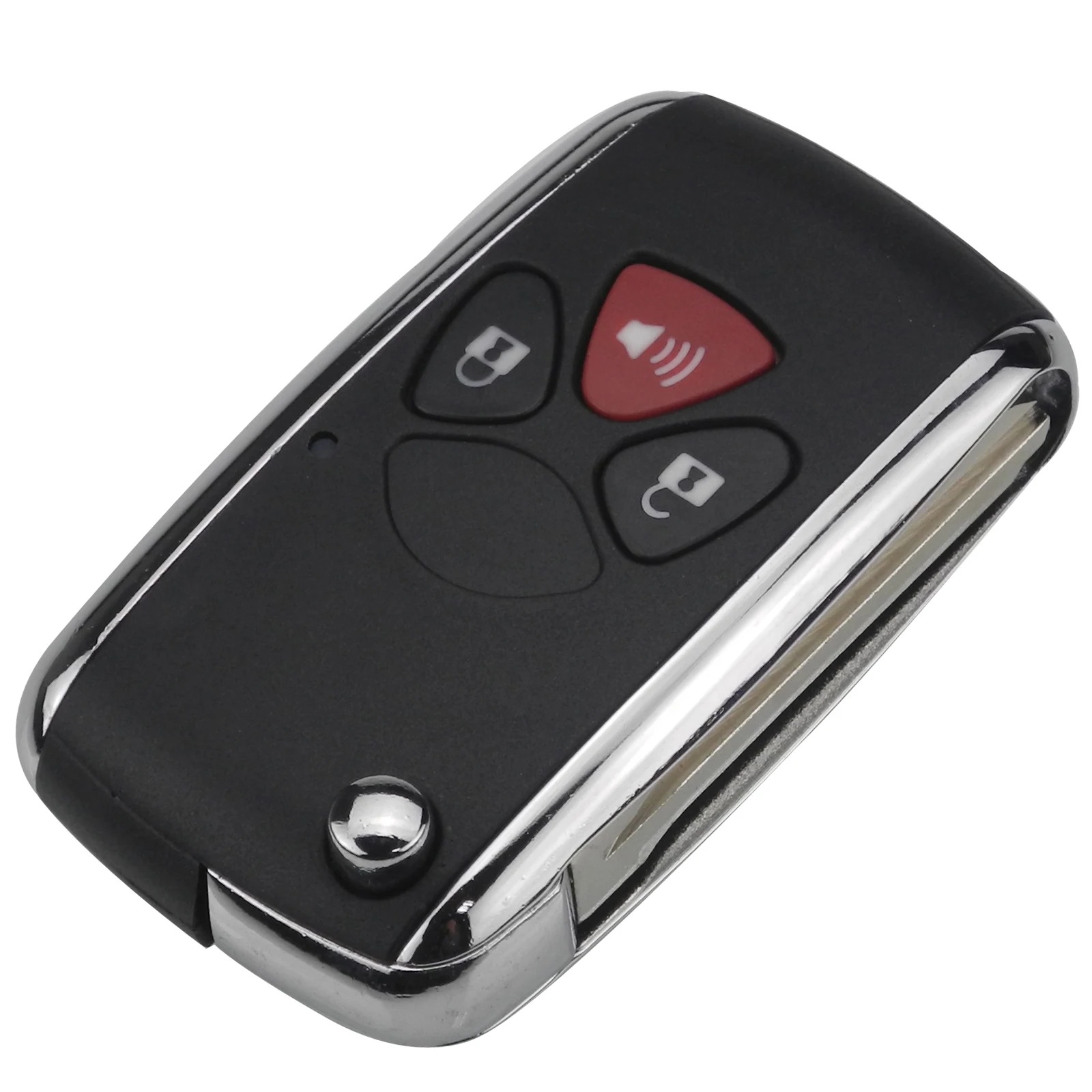 Jingyuqin дистанционный чехол для ключа автомобиля Toyota Camry Fortuner RAV4 Corolla PRADO YARIS 3 кнопки