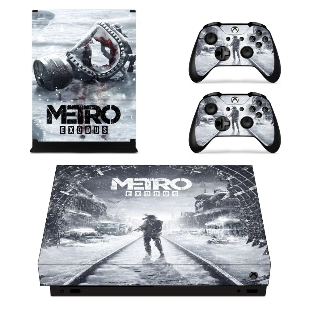 Игра Metro Exodus кожи Стикеры наклейка для Microsoft Xbox One X Slim консоли и контроллер
